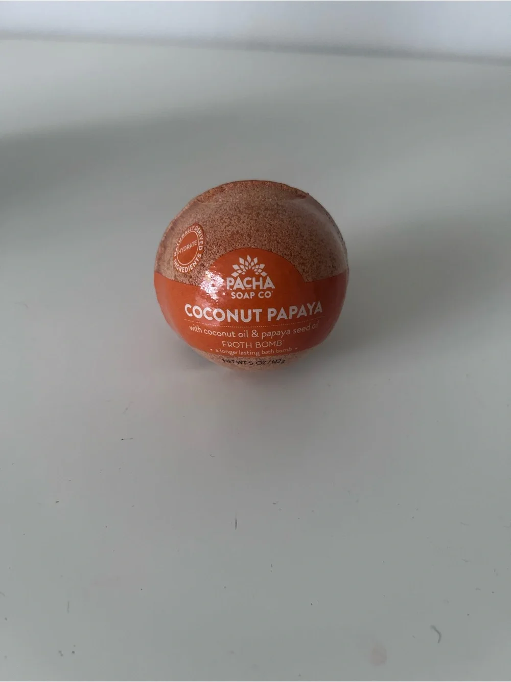 Coconut Papaya Bath Bomb - Orange
